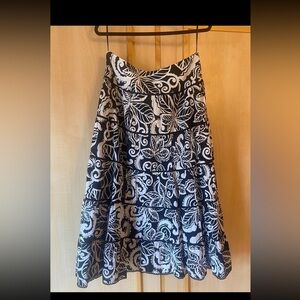 Jones New York Sport Floral Midi Peasant Skirt Size 8